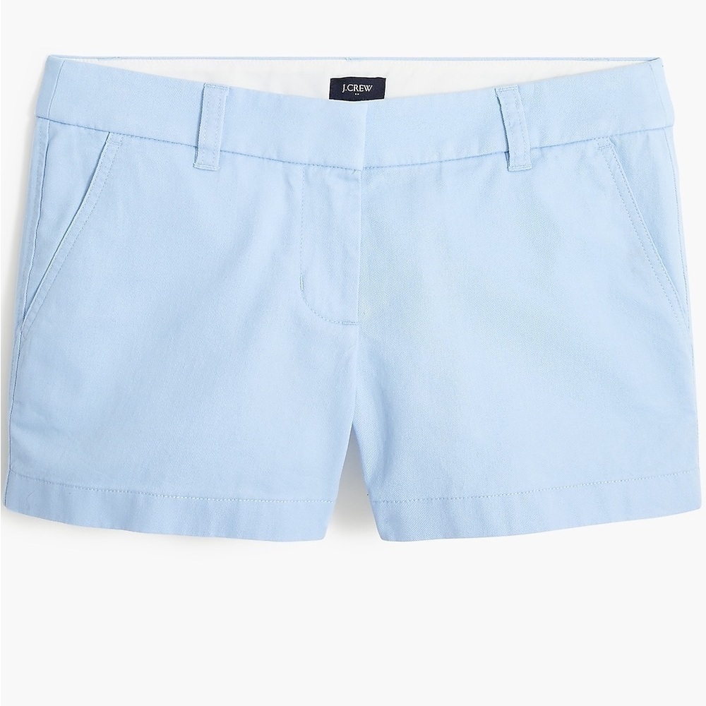J crew 3.5" classic chino short blue
